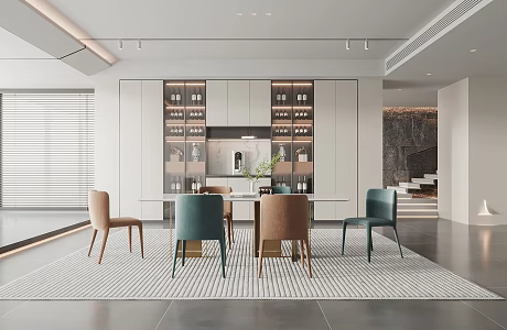 Modern Restaurant 3d model