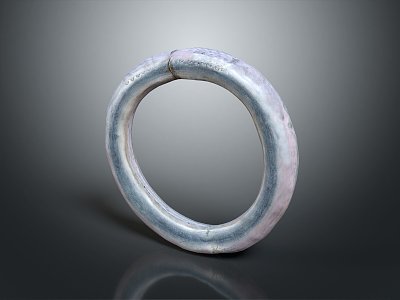 Modern Keychain Iron Ring Metal Ring Iron Ring Key Ring 3d model