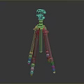 Sturdy Foldable Tripod Stand For Everyday Use With Adjustable Height And Lightweight Design