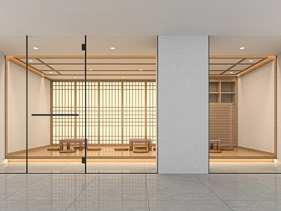 Modern steam room 3d model