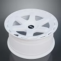 High Quality White Automotive Wheel Rim With Stylish Design And Durable Material