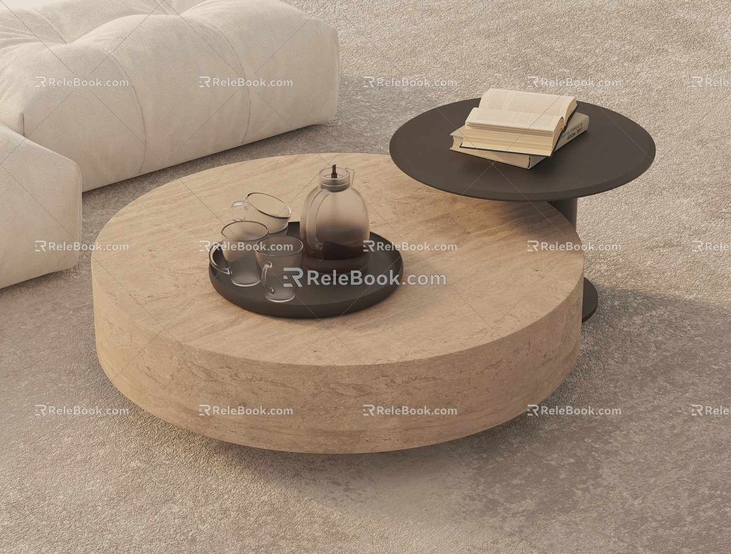 Modern coffee table 3d model