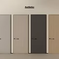 Modern Hinged Doors in Different Colors for Aesthetic Home Interior Design