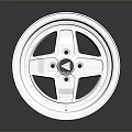 Modern Car Wheel Rim Design With Chrome Trim And Spoke Center Emblem