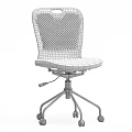 Modern Table and Chair Combination Cosmorelax Office Iscar Perforated hy 828c 3d model