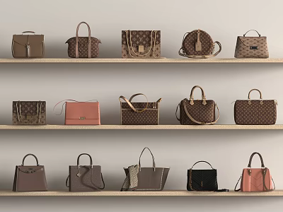 Bag Leather Bag Satchel 3d model