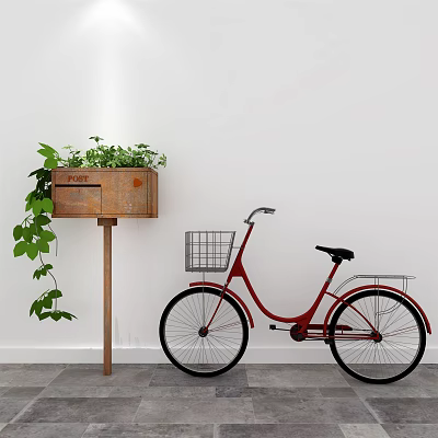 Modern letter box 3d model