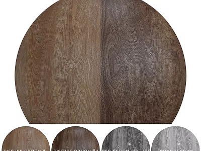 Wooden Components Featuring Diverse Wood Grain Textures And Color Variations 3d model