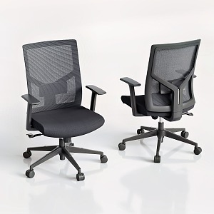 Office Chair Mesh Chair Boss Chair Swivel Chair Armchair Staff Chair 3d model