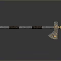 Tomahawk Axe Wooden Axe Handle Axe Mountain Axe Chopping Wood Axe Chopping Wood Axe Magic Axe 3d model