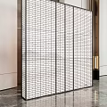Modern partition screen partition 3d model