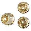 Amber Glass Globe Wall Lamps With Modern Elegant Design For Home Decor Lighting
