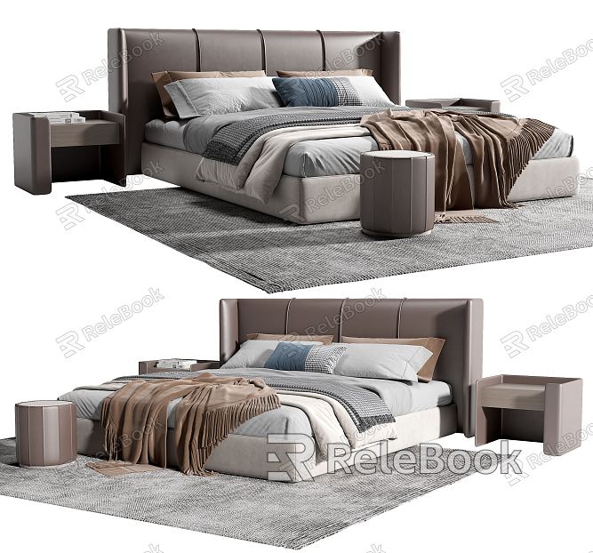 Modern Double Bed model