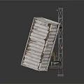 Industrial Gantry Crane Structure With Steel Frame And Transport Vehicle