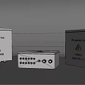 Industrial PV and CA Combiner Boxes with Metal Enclosure and High Voltage Warning Signs