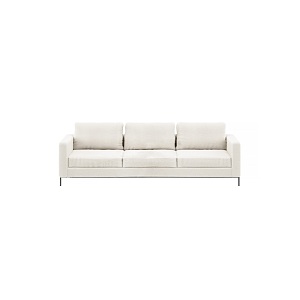 Modern Three-Seat Sofa Simple Fabric Three-Seat Sofa 3d model