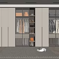 Modern wardrobe 3d model