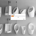 Various Modern Urinal Designs And Styles For Contemporary Bathroom Fixtures