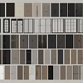 Various Styles of Modern Hinged Doors Featuring Glass Panels and Neutral Color Designs