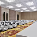 Large Shandong Conference Hall with Speaker and Arranged Seats for Kinetic Energy Transformation