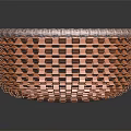 Sorry, the picture mainly shows a woven basket without any animal elements, so it's impossible to generate an English title with "animal" as the main subject based on the picture's key information. Please check the picture content again.