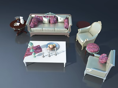 Modern Pet Cabinet with Stylish Design and Spacious Storage for Living Room 3d model