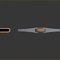 Medieval Metal Sword With Decorative Wooden Handle And Leather Scabbard
