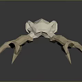 Low Poly Deer Skull Design With Geometric Shapes And Minimalist Aesthetic