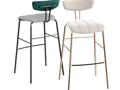 Bar Chair Bar Stool Bar Chair High Chair Backrest Bar Chair Leather Bar Chair Bar Chair Bar Stool 3d model