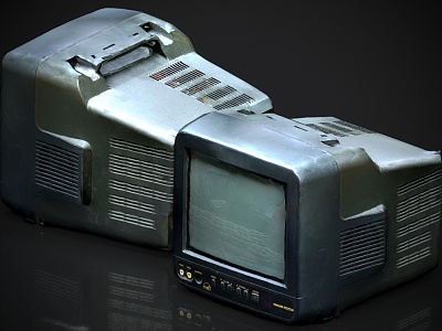 Vintage TV 3d model