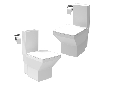 Bathroom small toilet 3d model