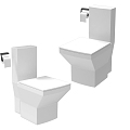 Bathroom small toilet 3d model