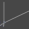 Crossed Lightsaber Weapon With Silver Hilt And Glowing Blades Modern Design