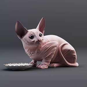 The Modern Cat 3d model