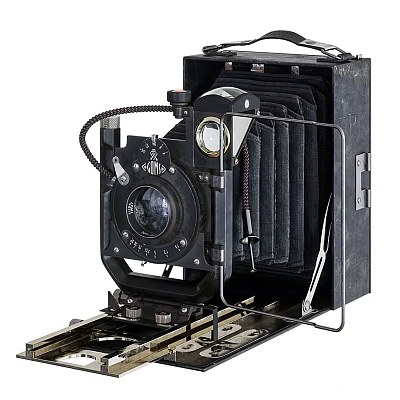 Vintage Camera Inspired Mobile Phone Digital Device Showcasing Classic Design And Retro Style 3d model