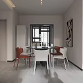 Modern Living Dining Room With Beige Sofa Coffee Table Floor Lamp And Wall Art