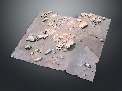 Natural Wood And Stone Materials In Various Shapes Sizes For Decoration And Construction 3d model