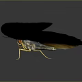 Vibrant Game Movie Character With Blue Yellow Wings And White Spots In 3D Render Design