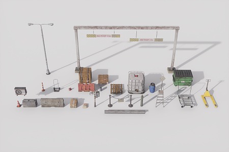 Industrial Articles 3d model