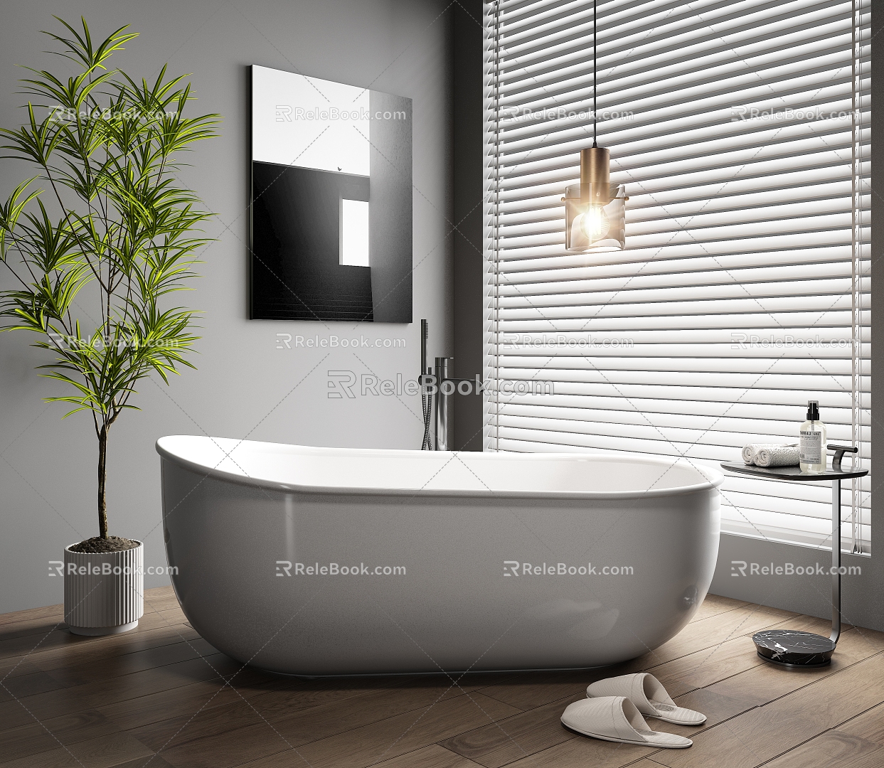 Bathtub Tub Integrated Bathtub Independent Bathtub 3d model