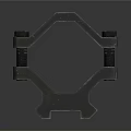 Modern universal joint universal coupling link coupler 3d model