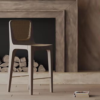 Modern Bar Chair 3d model