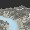 Micro Terrain 3D Rendering With Realistic Mountain And River Details
