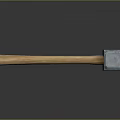 Tactical Weapon With Heavy Metal Head And Wooden Handle For Durability