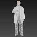 Man In White Doctor Coat Standing With Stethoscope And Thumbs Up Gesture