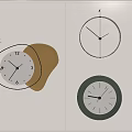 Modern Stylish Wall Clocks With Different Minimalist Designs For Home Decor