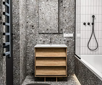 Modern bathroom cabinet 3d model