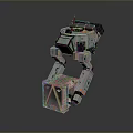 Mech Warrior Mech Soldier Machine Battlearm Mechanical Battlearm Machine Fighter Robot 3d model