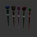 Makeup Brush Living Goods Living Goods 3d model