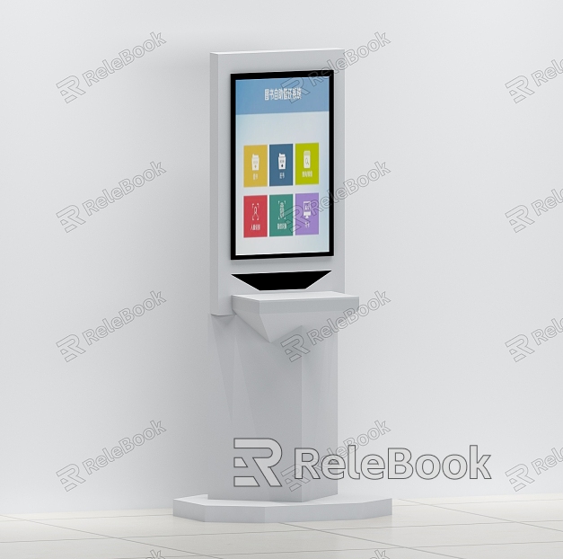 Self-service book return machine school library model